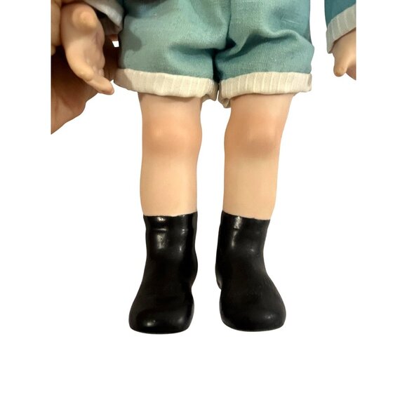 Garrard Vtg 1983 Sad Pouting Porcelain Baby Boy Doll Widdle Wain Signed Limited - Picture 16 of 17